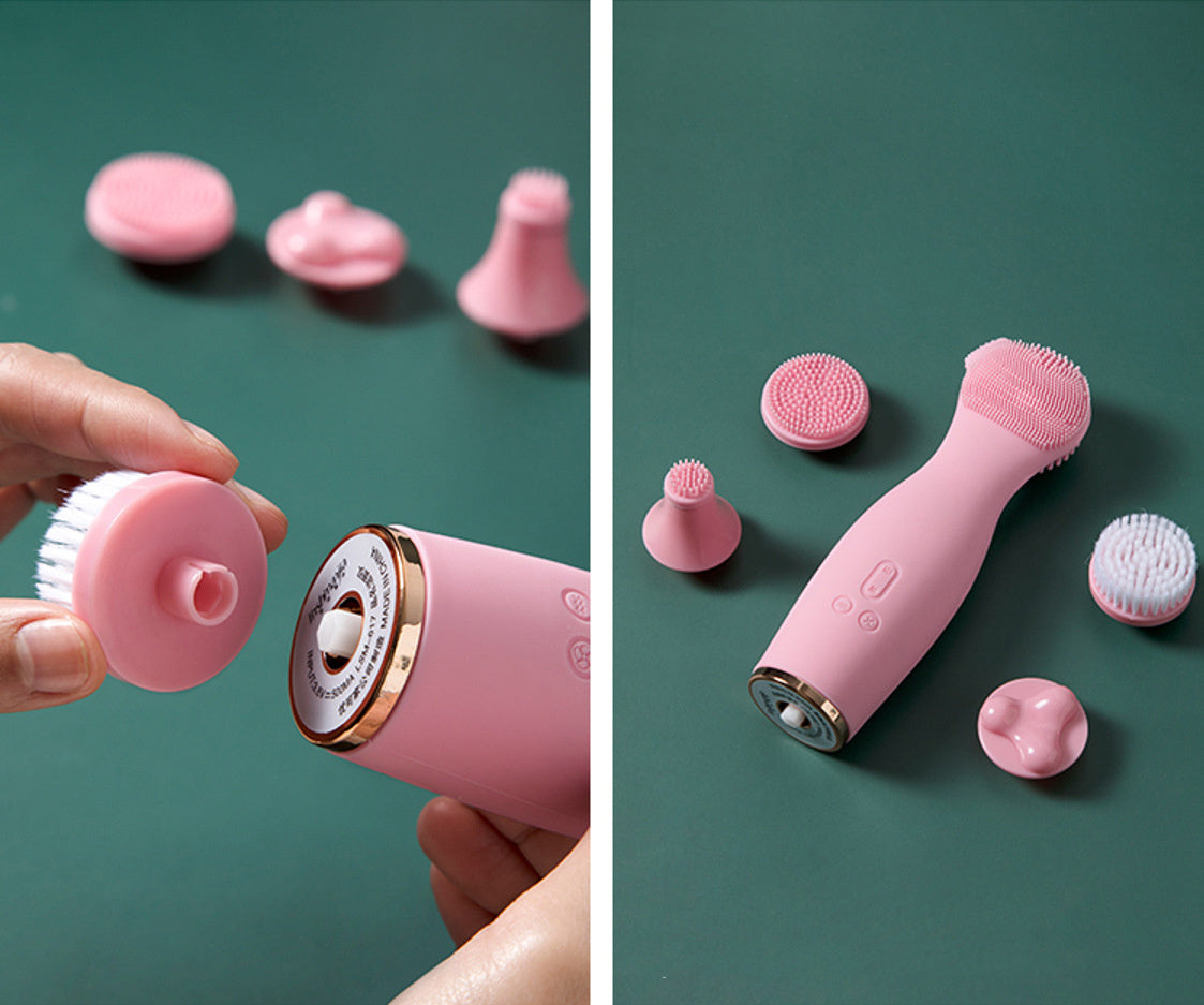 Exfoliating facial brush
