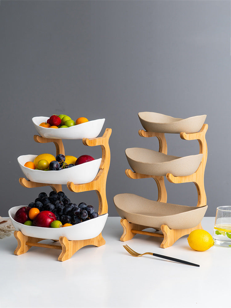 Heart-shaped snack tray