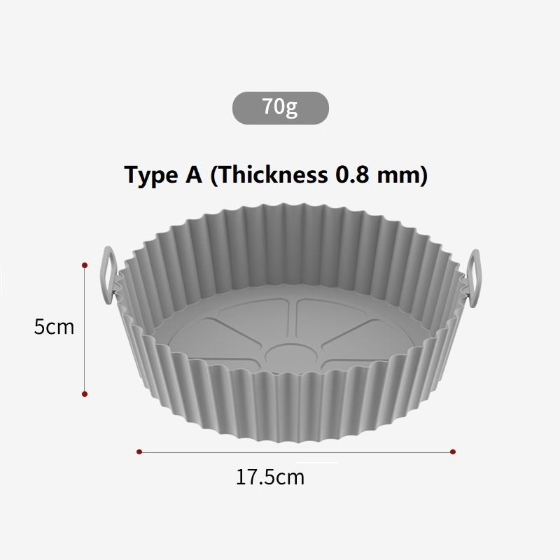 Reusable silicone air fryer liner
