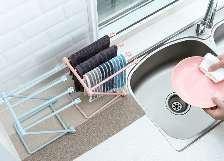 Kitchen towel hanger