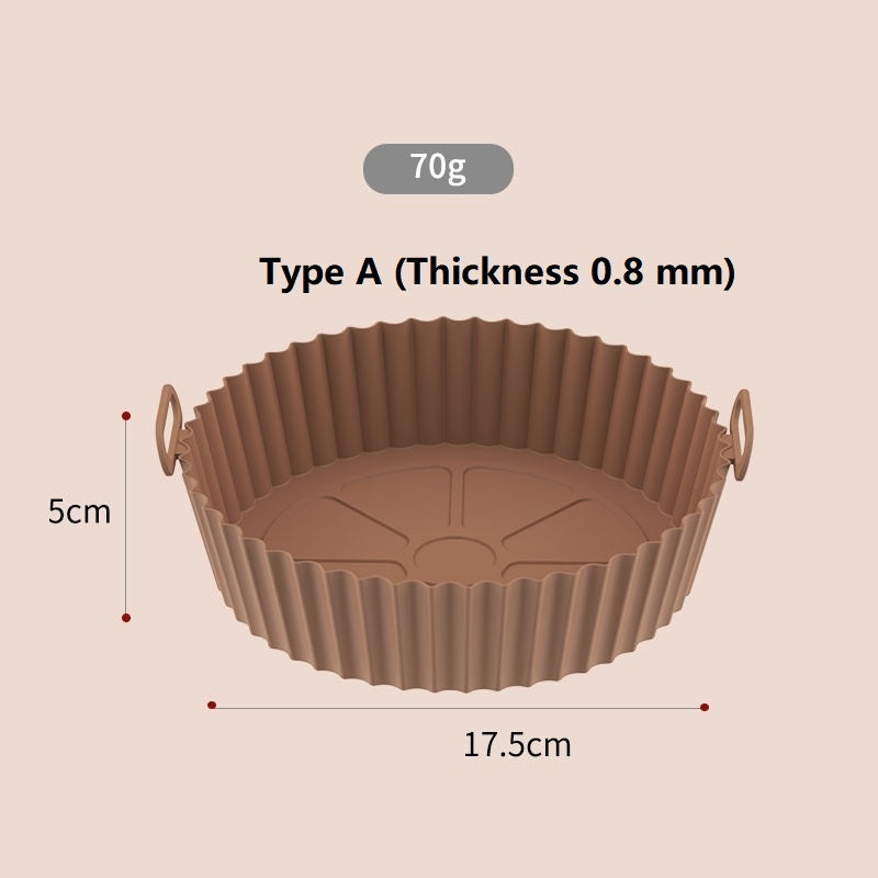 Silicone pan for air fryer and oven