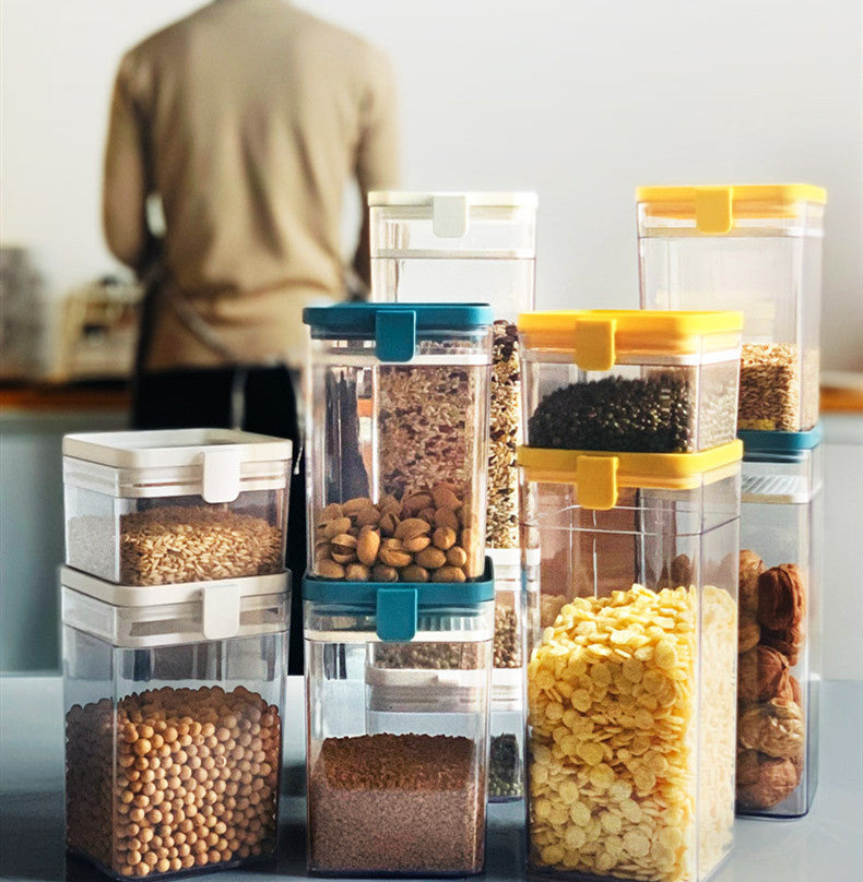 Airtight kitchen storage jars
