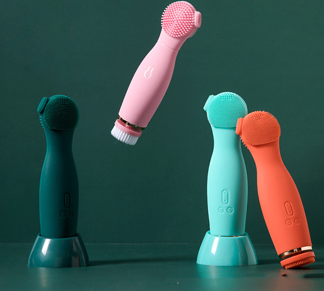 Rechargeable facial brush