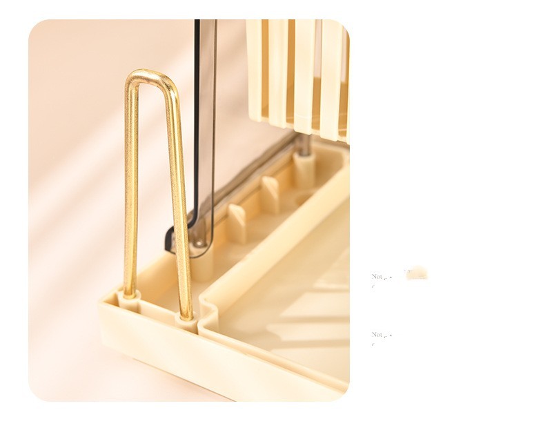 Cream kitchen organizer