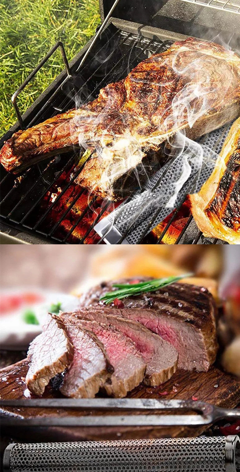 BBQ smoker for flavor