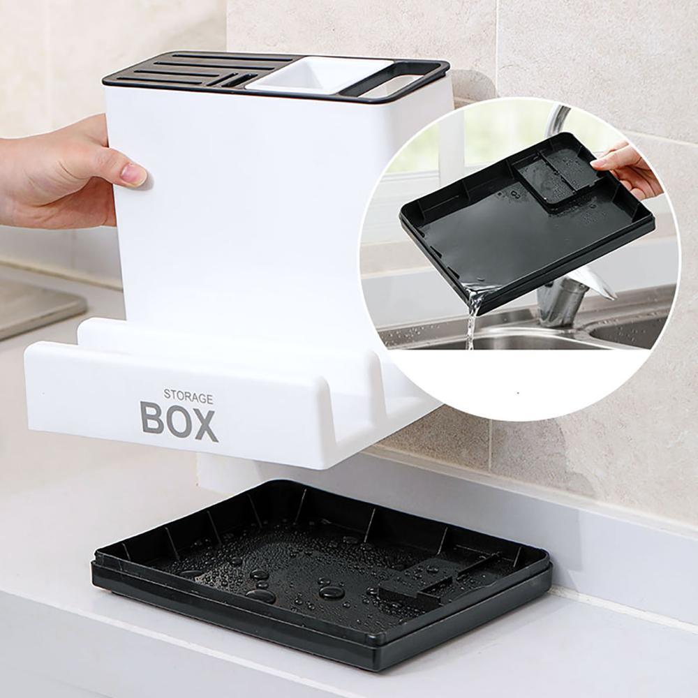 Cabinet utensil storage