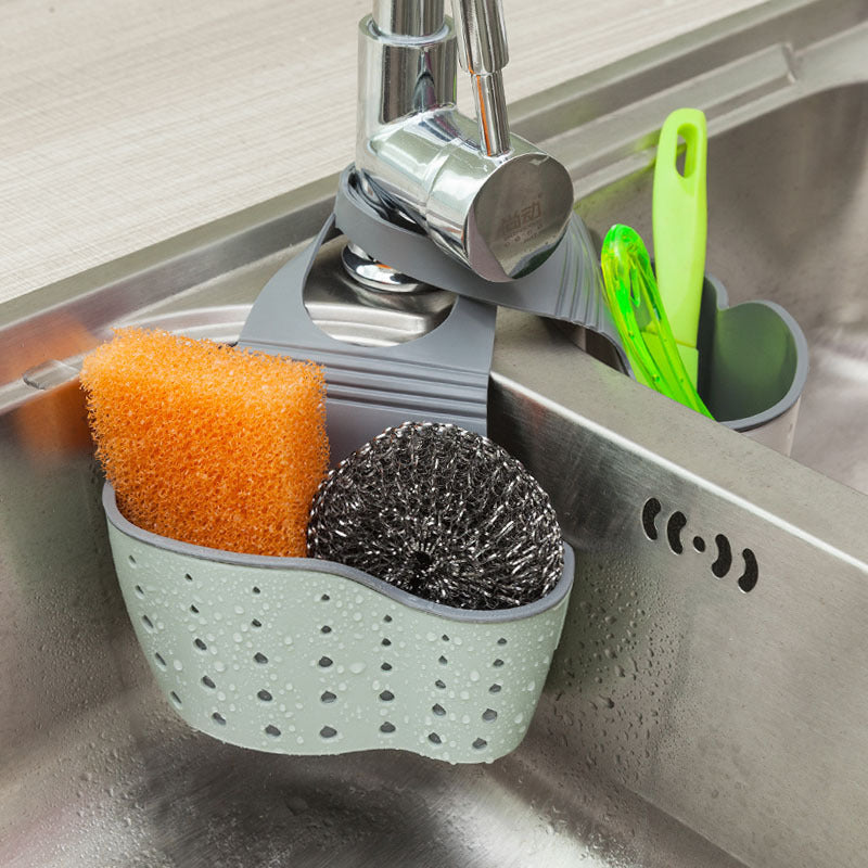 Plastic sink storage rack