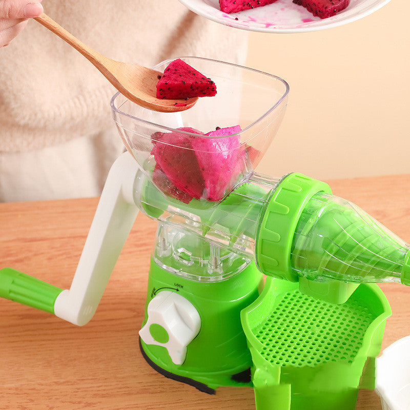 Manual ice cream fruit blender
