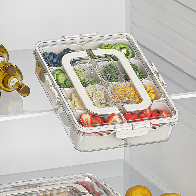 Divided serving tray